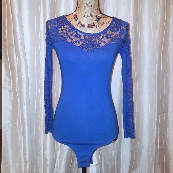 cobalt blue bodysuit